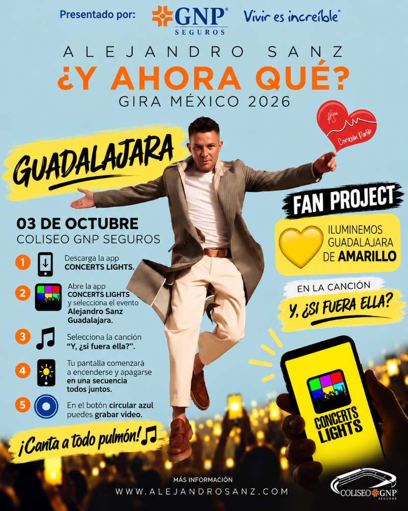 Alejandro Sanz · Gira México 2026