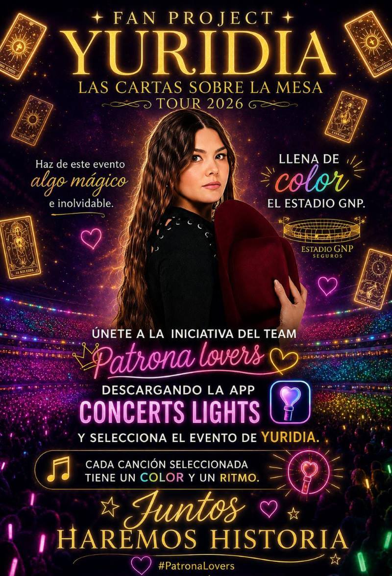 Fan project Yuridia — los cinco momentos de luces en la Arena GNP Seguros